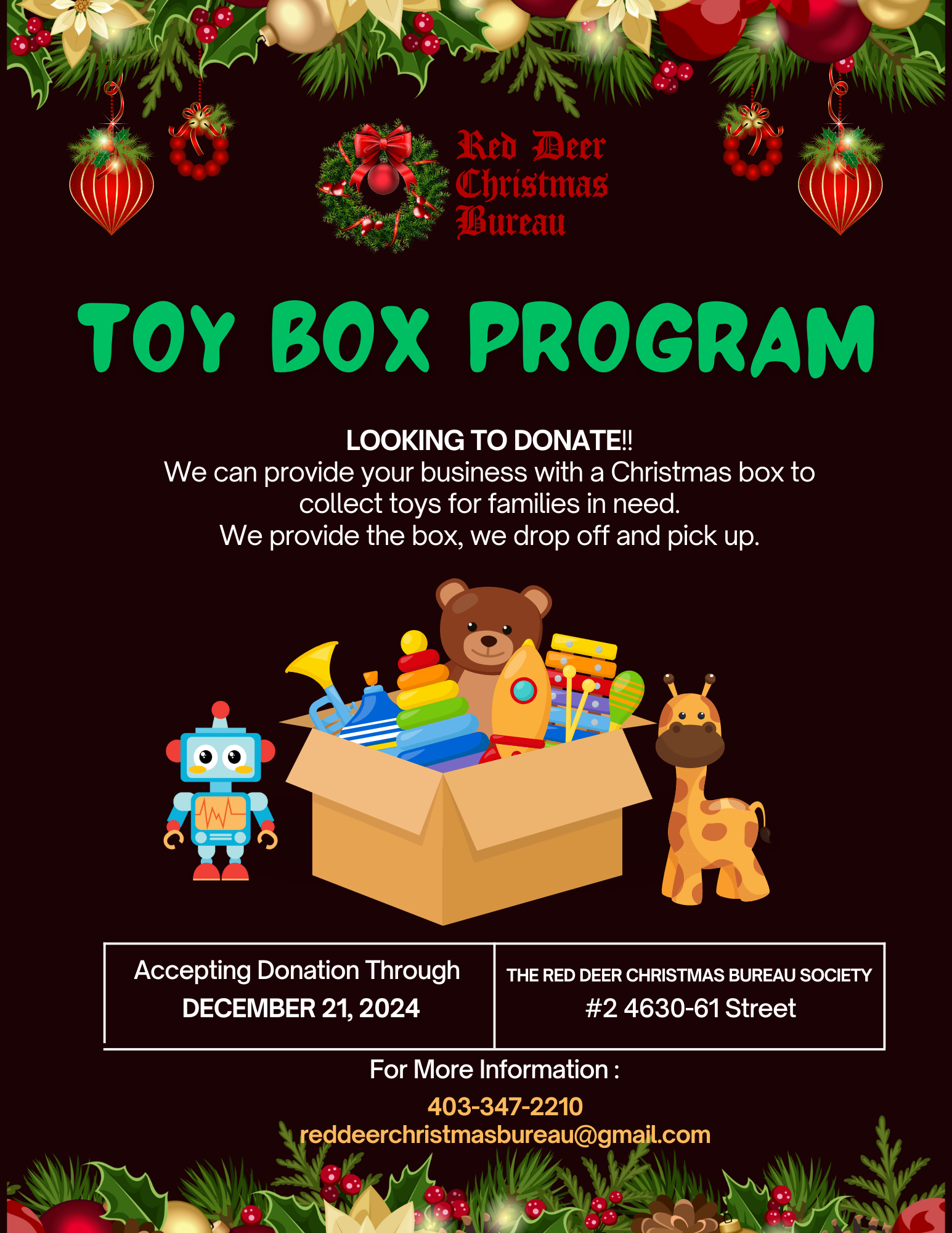 Toy Box Program